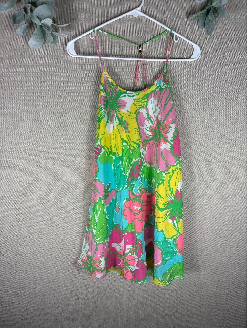 Lilly Pulitzer > Colorful Floral Halter Dress Extra Small